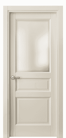 Дверь межкомнатная 1432 ММЦ САТ. Цвет Матовый марципановый. Материал Гладкая эмаль. Коллекция Galant. Картинка.