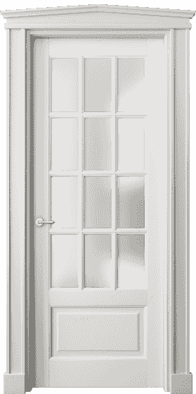 Дверь межкомнатная 6313 БС САТ. Цвет Бук серый. Материал Массив бука эмаль. Коллекция Toscana Grigliato. Картинка.