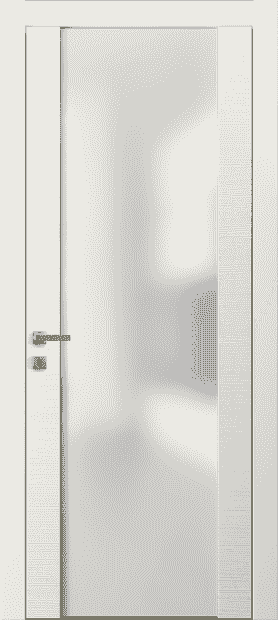 Дверь межкомнатная 4034 ТМБ Матовый триплекс. Цвет Таеда Молочно-белый. Материал Таеда эмаль. Коллекция Avant. Картинка.