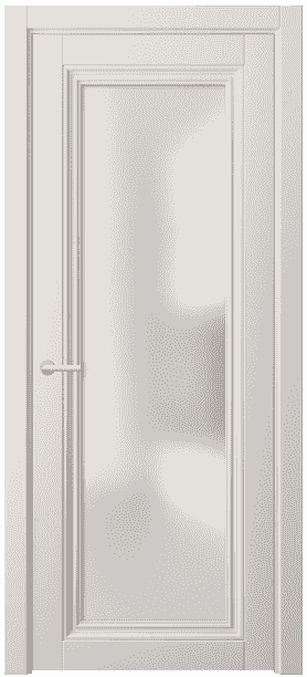 Дверь межкомнатная 2502 СТТБ САТ. Цвет Софт-тач тёплый-белый. Материал Полипропилен. Коллекция Centro. Картинка.