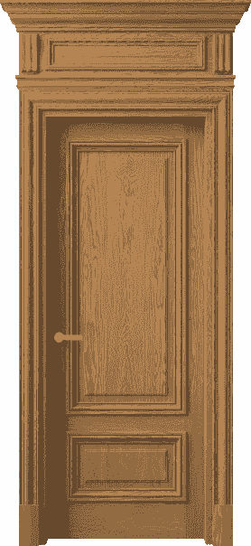 Дверь межкомнатная 7307 ДСЛ.М . Цвет Дуб солнечный матовый. Материал Массив дуба матовый. Коллекция Antique. Картинка.