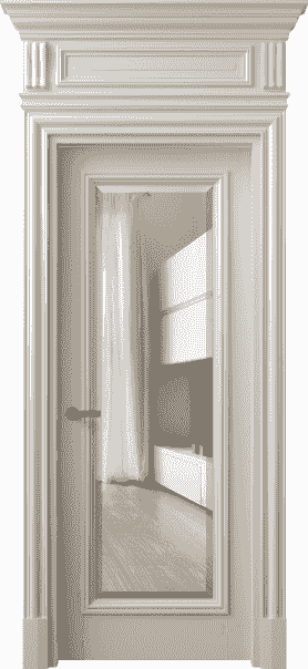 Дверь межкомнатная 7300 БСБЖ ПРОЗ Ф. Цвет Бук светло-бежевый. Материал Массив бука эмаль. Коллекция Antique. Картинка.