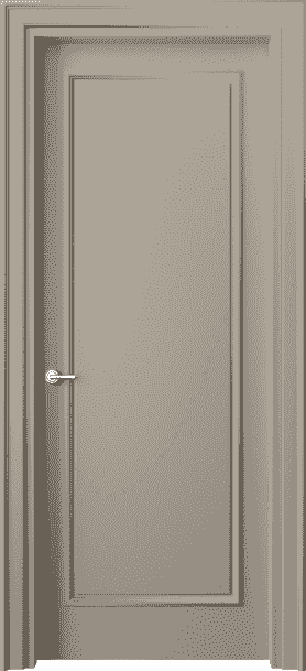 Дверь межкомнатная 8101 МБСК. Цвет Матовый бисквитный. Материал Гладкая эмаль. Коллекция Paris. Картинка.