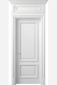 Дверь межкомнатная 7303 ББЛ. Цвет Бук белоснежный. Материал Массив бука эмаль. Коллекция Antique. Картинка.