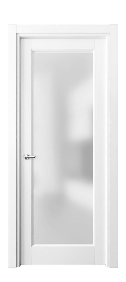 Межкомнатная дверь Toscana Litera 6300 Бук белоснежный Сатинированное стекло Цена 4640 AZE | Volhovec