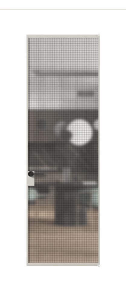 Алюминиевая дверь АЛПЛ040.01 Алюминий тёплый серый Декоративное стекло с сеткой "Mesh silver", триплекс. Без короба АТСР Цена 112892 Стоимость комплекта двери включает:
1. Полотно (600/650/700/750/800/850/900/950*2000-2400 мм).
2. Короб
3. Комплект фурнитуры (2 торцевые петли и магнитный замок с ответной планкой). Фабрика дверей Волховец 8 (800) 551 43 19 Алюминиевая дверь АЛПЛ040.01 Алюминий тёплый серый Декоративное стекло с сеткой "Mesh silver", триплекс Цена 112892 | Volhovec