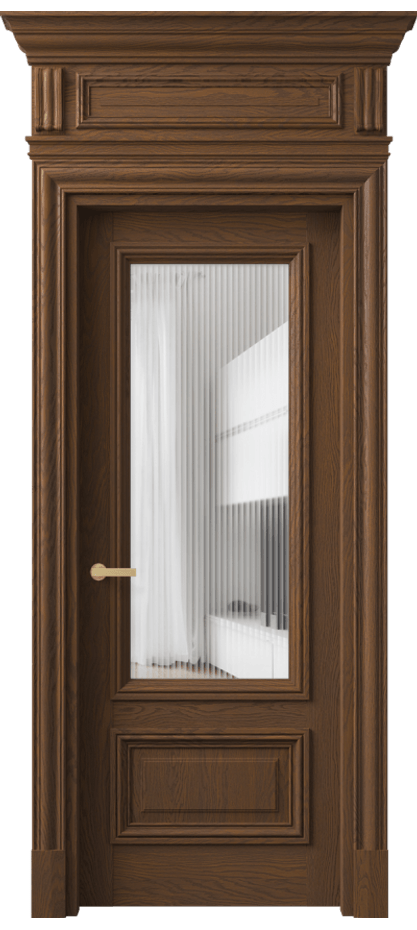 Межкомнатная дверь Antique 7306 Дуб каштановый матовый Moru Цена 250569 ₽ | Volhovec