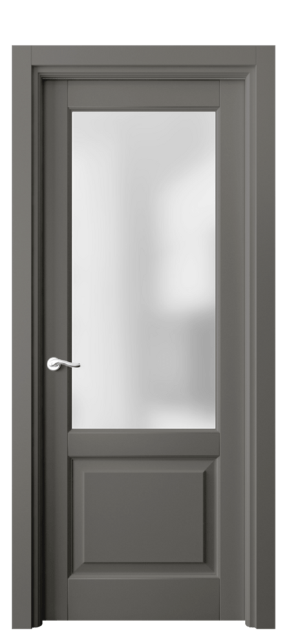 Межкомнатная дверь Lignum 0740 Бук классический серый Сатинированное стекло Цена 14908120 so'm | Volhovec