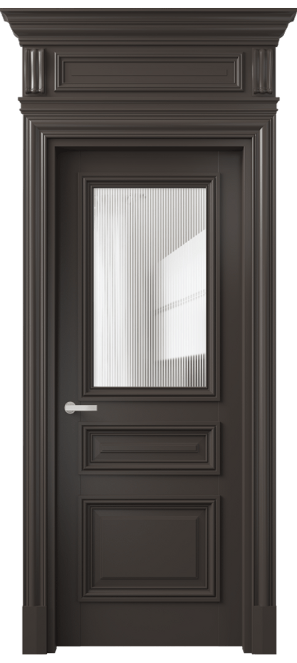 Дверь межкомнатная Антик 7304 Матовый антрацит Рифлёное стекло "Дюна", триплекс КЭП + Объёмный фриз + Карниз МАН Цена 1121590 AMD Наличники уже входят в базовый комплект. Фабрика дверей Волховец 8 (800) 551 43 19 Межкомнатная дверь Антик 7304 Матовый антрацит Рифлёное стекло "Дюна", триплекс Цена 1121590 AMD | Volhovec