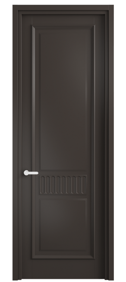 Дверь межкомнатная Шарм 6707 Матовый антрацит Узкий классический наличник МАН Цена 97699 ₽ Наличники уже входят в базовый комплект. Фабрика дверей Волховец 8 (800) 551 43 19 Межкомнатная дверь Шарм 6707 Матовый антрацит Цена 97699 ₽ | Volhovec