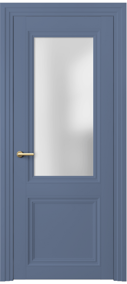 Межкомнатная дверь Centro 2524 Матовый белоснежный Сатинированное стекло Цена 19686800 so'm | Volhovec