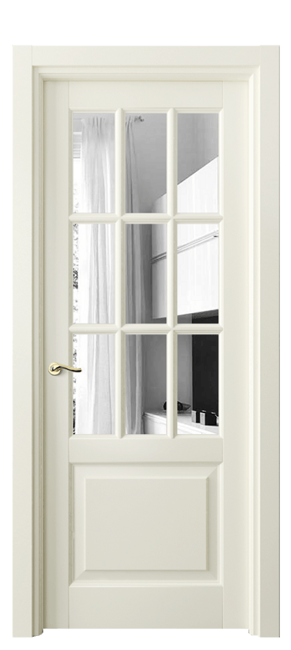 Межкомнатная дверь Лигнум 0748 Матовый молочно-белый Двустороннее зеркало, триплекс Цена 120599 ₽ | Volhovec