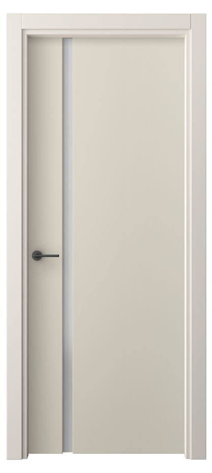 Межкомнатная дверь Фридом 4222 ПЭТ светло-бежевый Сатинированное стекло Цена 31749 ₽ | Volhovec