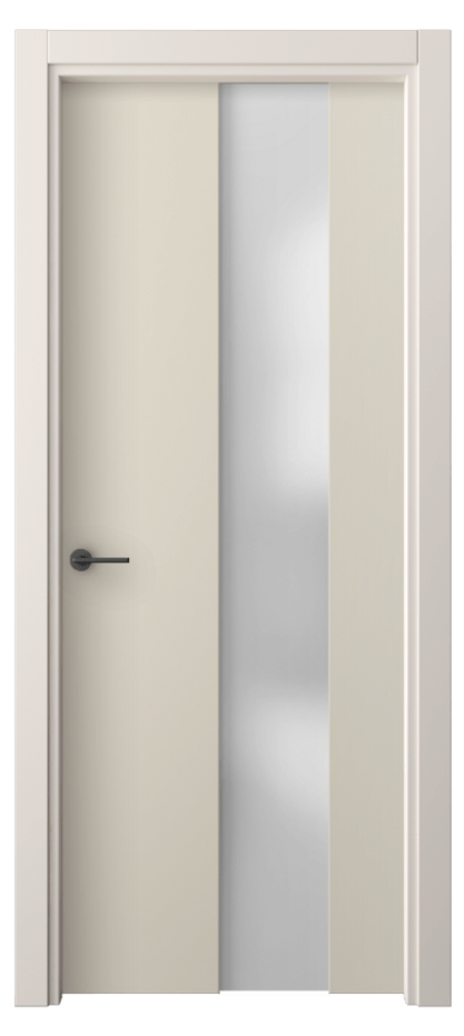 Межкомнатная дверь Freedom 4226 ПЭТ светло-бежевый Сатинированное стекло Цена 207700 AMD | Volhovec