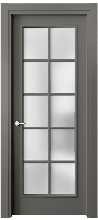 Дверь межкомнатная Paris 8102 Матовый классический серый Сатинированное стекло Гладкий наличник МКЛС Цена 79640 ₽ Наличники уже входят в базовый комплект. Фабрика дверей Волховец 8 (800) 551 43 19 Межкомнатная дверь Paris 8102 Матовый классический серый Сатинированное стекло Цена 79640 ₽| Volhovec