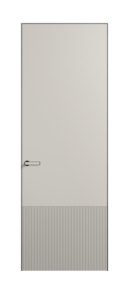 Дверь межкомнатная Velvet АКП 8202 Матовый облачно-серый. Скрытый короб Черный Цена 70469 . Фабрика дверей Волховец 8 (800) 551 43 19 Межкомнатная дверь Velvet АКП 8202 Матовый облачно-серый. Цена 70469 | Volhovec