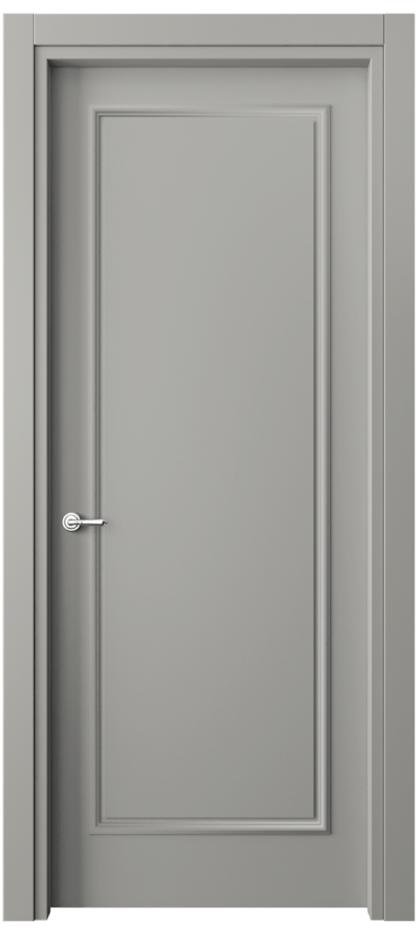 Дверь межкомнатная Paris 8101 Матовый нейтральный серый  Гладкий наличник МНСР Цена 60699 ₽ Наличники уже входят в базовый комплект. Фабрика дверей Волховец 8 (800) 551 43 19 Межкомнатная дверь Paris 8101 Матовый нейтральный серый  Цена 60699 ₽| Volhovec