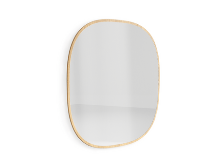 Мебель Зеркало настенное Primo 105×105 см. Цвет Дуб соломенный матовый. Материал Массив дуба матовый. Коллекция Зеркало настенное Primo 105×105 см. Картинка.