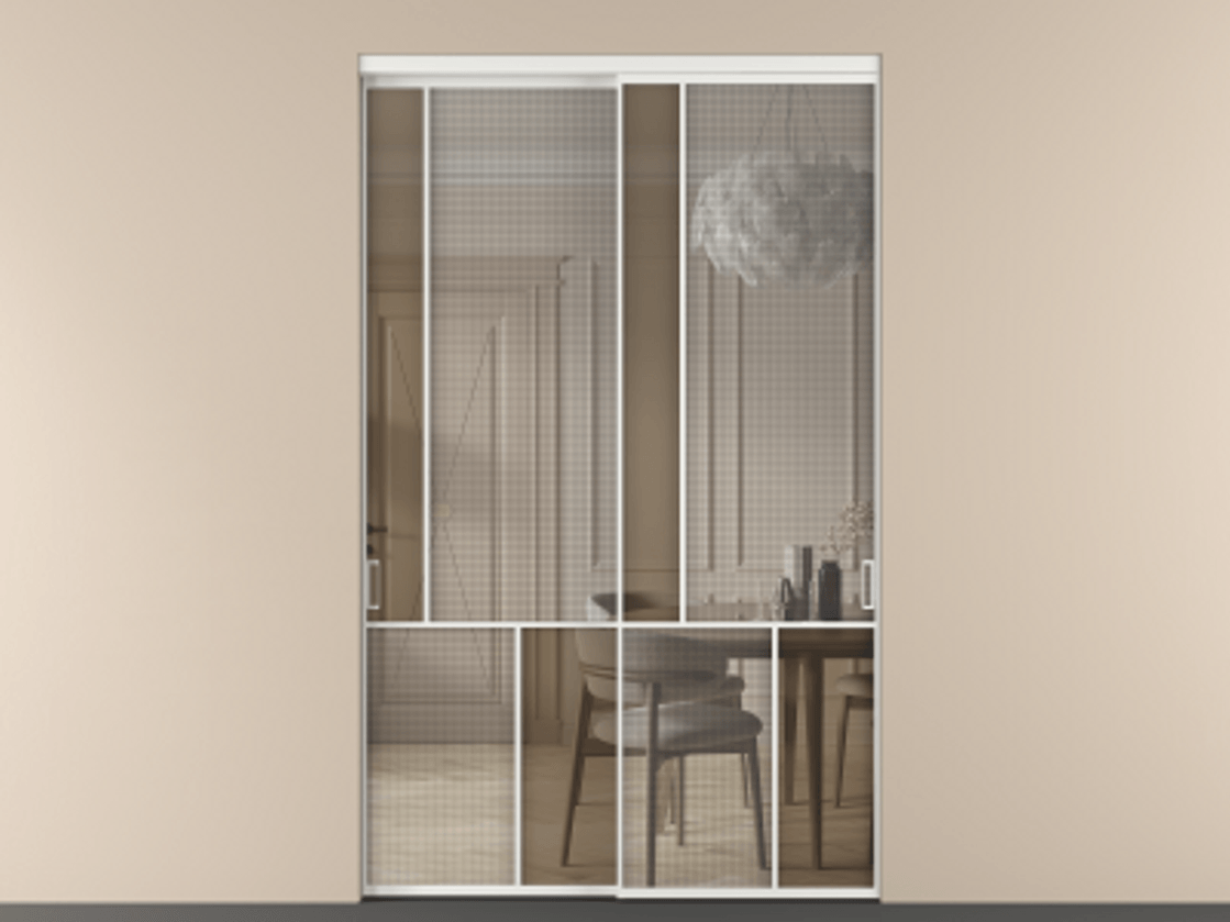 Перегородка Mosaic внутри проема двустворчатая #VENDORCODE# #FURNISH# #GLASS# Цена #PRICE# #CURRENCY# | Volhovec
