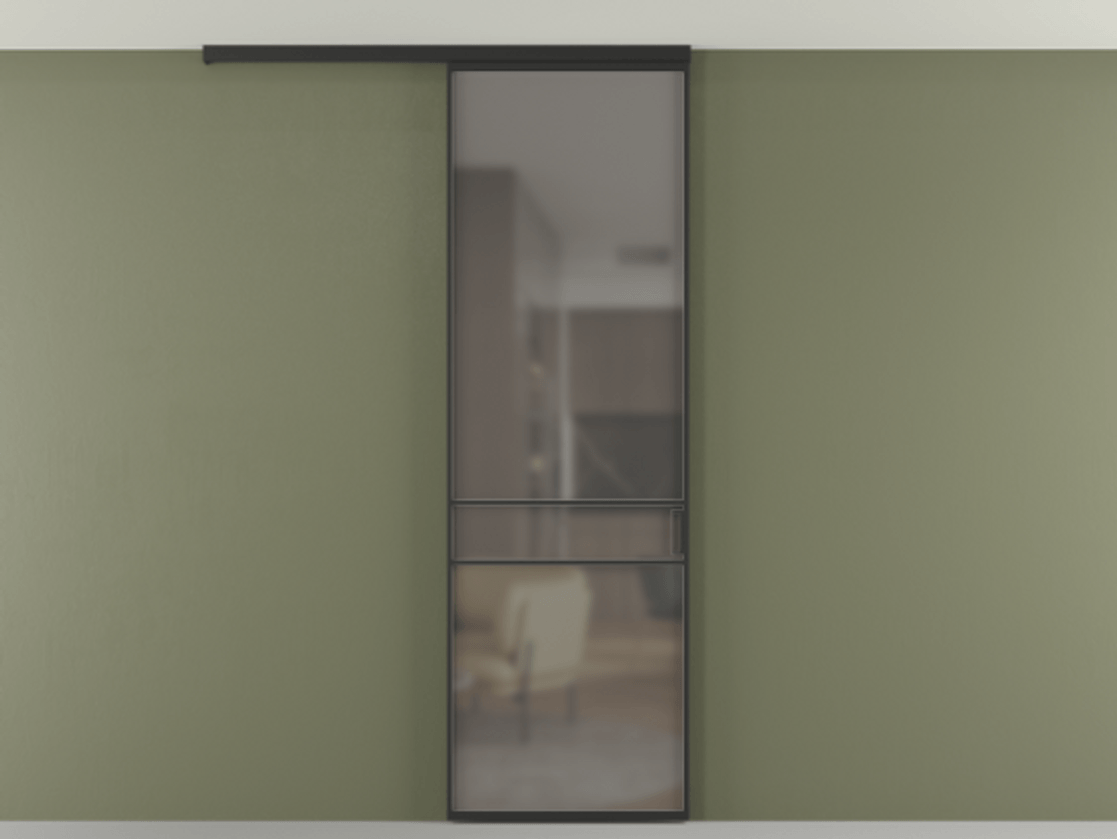 Перегородка Formato вдоль стены на потолок одностворчатая АЛПР 040.02 Алюминий Черный Сатинированное серое стекло, триплекс, 6 мм. Скрытый короб ЧЕР Цена 116970 ₽ 1. Полотно 2 шт. (800/2100 мм)
2. Комплект установки раздвижной системы
3. Базовый комплект фурнитуры
4.Ручка RONDO
. Фабрика дверей Волховец 8 (800) 551 43 19 Перегородка Formato вдоль стены на потолок одностворчатая АЛПР 040.02 Алюминий Черный Сатинированное серое стекло, триплекс, 6 мм Цена 116970 ₽ | Volhovec