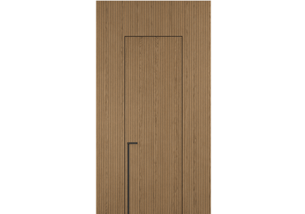 Панели для отделки стен Стеновая панель Фрезерованные Дуб миндальный матовый. Цвет Дуб миндальный матовый. Материал Шпон Naturwood. Коллекция Фрезерованные. Картинка.