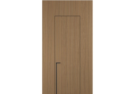 Панели для отделки стен Стеновая панель Фрезерованные Дуб миндальный матовый рифт. Цвет Дуб миндальный матовый рифт. Материал Радиальный шпон Naturwood. Коллекция Фрезерованные. Картинка.