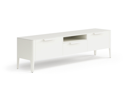 Мебель ТВ тумба Piega. Цвет Матовый молочно-белый. Материал Гладкая эмаль. Коллекция ТВ тумба Piega. Фото. Мебель ТВ тумба Piega. Цвет Матовый молочно-белый. Материал Гладкая эмаль. Коллекция ТВ тумба Piega. Картинка.