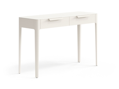 Мебель Консоль Piega 2 ящика. Цвет Матовый облачно-серый. Материал Гладкая эмаль. Коллекция Консоль Piega 2 ящика. Фото. Мебель Консоль Piega 2 ящика. Цвет Матовый облачно-серый. Материал Гладкая эмаль. Коллекция Консоль Piega 2 ящика. Картинка.