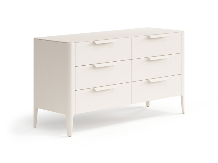 Мебель Комод Piega 6 ящиков. Цвет Матовый бежево-серый. Материал Гладкая эмаль. Коллекция Комод Piega 6 ящиков. Фото. Мебель Комод Piega 6 ящиков. Цвет Матовый бежево-серый. Материал Гладкая эмаль. Коллекция Комод Piega 6 ящиков. Картинка.