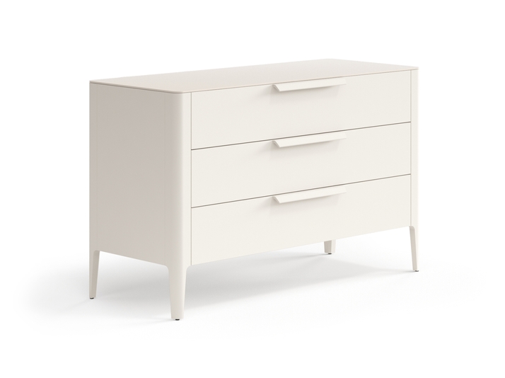 Мебель Комод Piega 3 ящика. Цвет Матовый облачно-серый. Материал Гладкая эмаль. Коллекция Комод Piega 3 ящика. Фото. Мебель Комод Piega 3 ящика. Цвет Матовый облачно-серый. Материал Гладкая эмаль. Коллекция Комод Piega 3 ящика. Картинка.