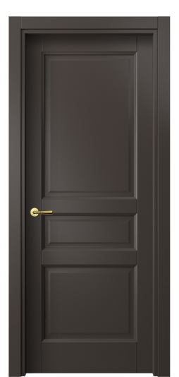 Дверь межкомнатная 1431 МАН. Цвет Матовый антрацит. Материал Гладкая эмаль. Коллекция Galant. Картинка.