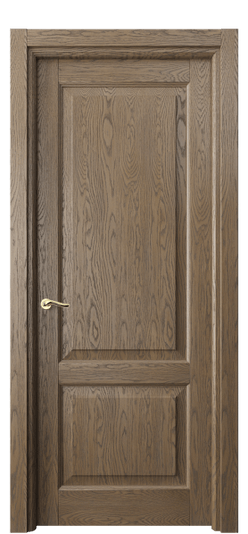 Дверь межкомнатная 0741 ДММ.Б. Цвет Дуб мраморный брашированный. Материал Массив дуба брашированный. Коллекция Lignum. Картинка.