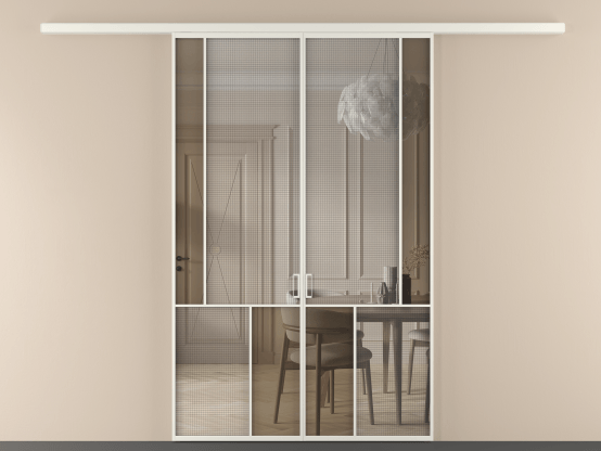 Алюминевая перегородка vd2_3 БЕЛ. Цвет Алюминий Белый. Материал Алюминий. Коллекция Перегородка Mosaic вдоль стены 2 створки. Фото. Алюминевая перегородка vd2_3 БЕЛ. Цвет Алюминий Белый. Материал Алюминий. Коллекция Перегородка Mosaic вдоль стены 2 створки. Картинка.