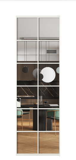 Межкомнатная дверь АЛПЛ040.05 АССР Crystalvision. Цвет Алюминий светло-серый. Материал Алюминий в эмали. Коллекция Formato. Фото. Дверь межкомнатная АЛПЛ040.05 АССР Crystalvision. Цвет Алюминий светло-серый. Материал Алюминий в эмали. Коллекция Formato. Картинка.