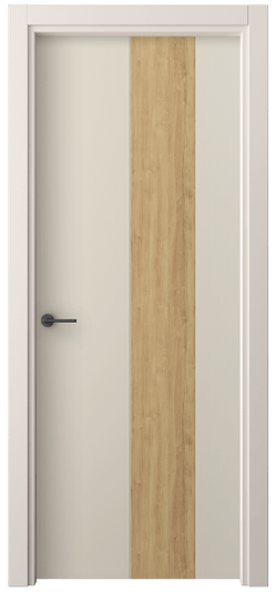 Дверь межкомнатная 4225 ПЭСБ. Цвет ПЭТ светло-бежевый. Материал ПЭТ. Коллекция Фридом. Картинка.
