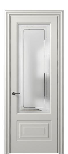 Межкомнатная дверь 8442 МСР Сатин с гравировкой Mascot. Цвет Матовый серый. Материал Гладкая эмаль. Коллекция Mascot. Фото. Дверь межкомнатная 8442 МСР Сатин с гравировкой Mascot. Цвет Матовый серый. Материал Гладкая эмаль. Коллекция Mascot. Картинка.