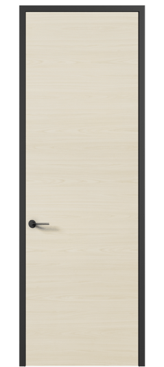 Дверь межкомнатная 0010 АКП МОЯ. Цвет Молочный ясень. Материал Сиплекс ламинатин. Коллекция Планум Про. Картинка.