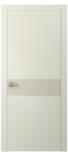 Дверь межкомнатная 8041 ММБ . Цвет Матовый молочно-белый. Материал Гладкая эмаль. Коллекция Linea. Картинка.