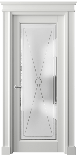 Дверь межкомнатная 6300 БССР САТ-Ф. Цвет Бук светло-серый. Материал Массив бука эмаль. Коллекция Toscana Litera. Картинка.