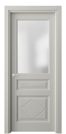 Межкомнатная дверь 6344 МТСР САТ. Цвет Матовый тёплый серый. Материал Гладкая эмаль. Коллекция Тоскана Ромбо. Фото. Дверь межкомнатная 6344 МТСР САТ. Цвет Матовый тёплый серый. Материал Гладкая эмаль. Коллекция Тоскана Ромбо. Картинка.