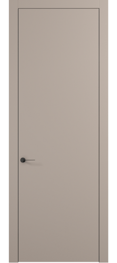 Дверь межкомнатная 0010 ПЭСК . Цвет ПЭТ серо-коричневый . Материал ПЭТ. Коллекция Planum Pro. Картинка.