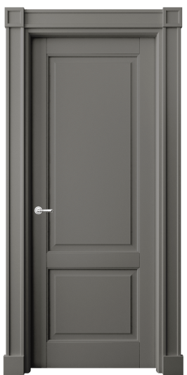 Дверь межкомнатная 6303 БКЛС. Цвет Бук классический серый. Материал Массив бука эмаль. Коллекция Toscana Plano. Картинка.