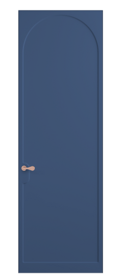 Дверь межкомнатная 7503 Отдалённо-синий RAL 5023. Цвет RAL Отдалённо-синий RAL 5023. Материал Гладкая эмаль. Коллекция Софтформ. Картинка.