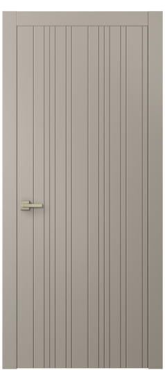 Дверь межкомнатная 8051 МБСК. Цвет Матовый бисквитный. Материал Гладкая эмаль. Коллекция Linea. Картинка.