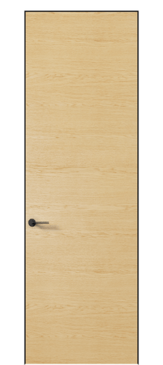 Дверь межкомнатная 0010 АКП ДБН. Цвет Дуб натур Гор. Материал Шпон ценных пород. Коллекция Planum Pro. Картинка.