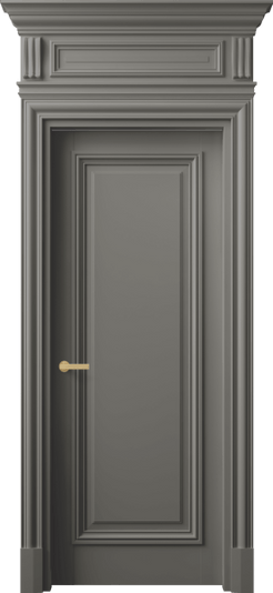 Дверь межкомнатная 7301 БКЛС. Цвет Бук классический серый. Материал Массив бука эмаль. Коллекция Antique. Картинка.