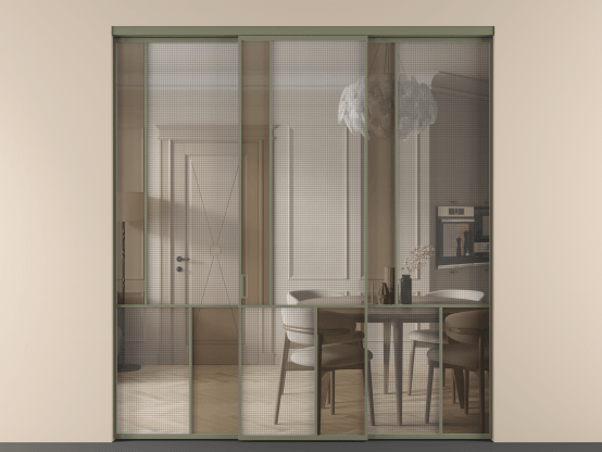 Алюминевая перегородка vn3_3_АОТ_MS+Бронза триплекс_new. Цвет Алюминий оливковый тёмный. Материал Алюминий в эмали. Коллекция Перегородка Mosaic внутри проёма 3 створки. Фото. Алюминевая перегородка vn3_3_АОТ_MS+Бронза триплекс_new. Цвет Алюминий оливковый тёмный. Материал Алюминий в эмали. Коллекция Перегородка Mosaic внутри проёма 3 створки. Картинка.