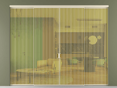 Перегородка Формато внутри проёма 4 створки