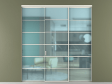 Перегородка Formato внутри проёма 3 створки