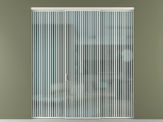 Перегородка Formato внутри проёма 3 створки